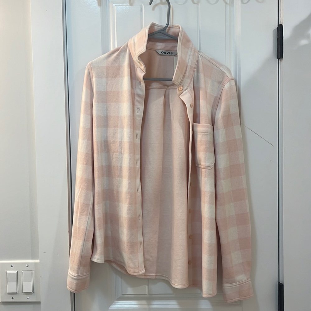 Orvis plaid button down
